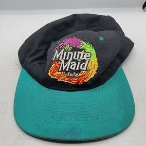 Minute Maid Soda The Flav Rage Snapback Hat Cap Black Green